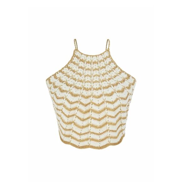 MYBEACHYSIDE Regina Crochet Halter Top - Picture 3 of 5